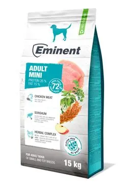 Dokud Zásoby Vydrží Eminent Dog Adult Mini 15kg