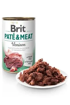 Nejprodávanější Brit Dog konz Paté & Meat Venison 800g