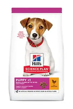 Hill‘s Can. SP Puppy Small&Mini Chicken 1,5kg Časově Omezené