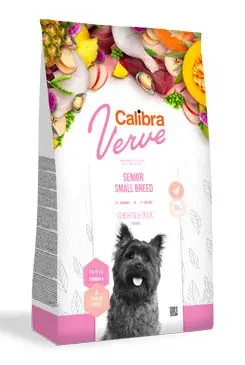 Jen Po Omezenou Doba Calibra Dog Verve GF Senior Small Chicken&Duck 6kg