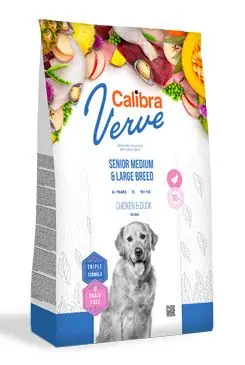 Levný Calibra Dog Verve GF Senior M&L Chicken&Duck 12kg