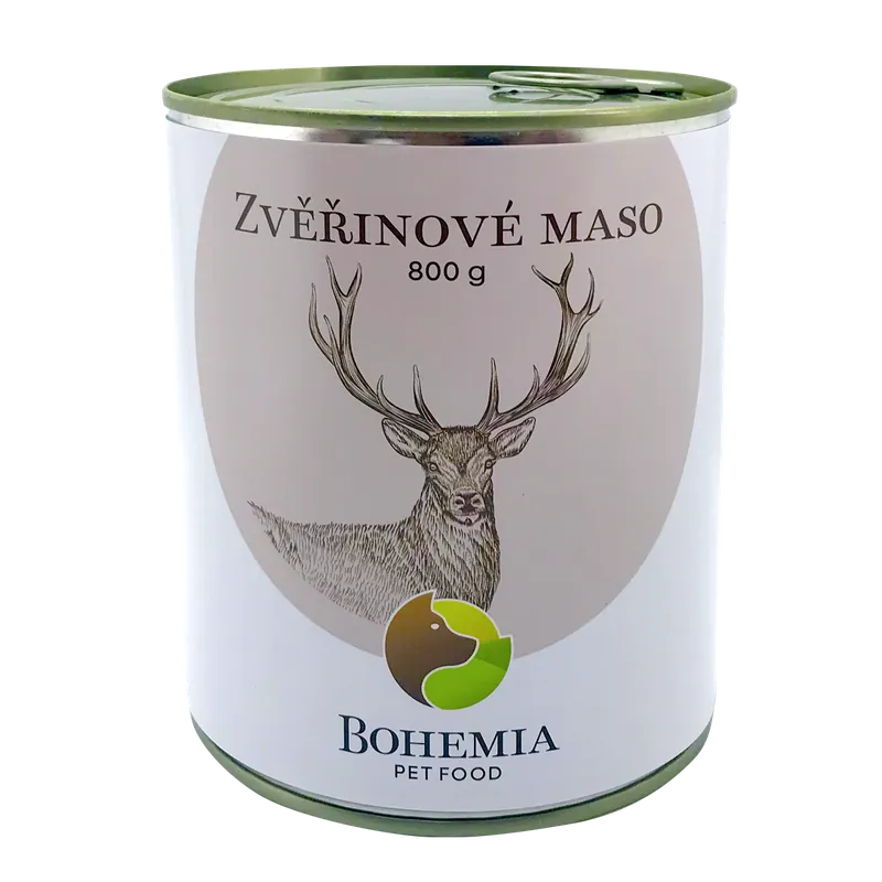 BOHEMIA Zvěřinové maso ve vlastní šťávě 800 g Jen Po Omezenou Doba