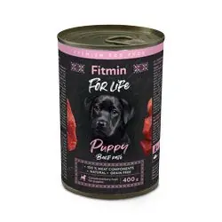 Časově Omezené FFL dog tin puppy beef 400g