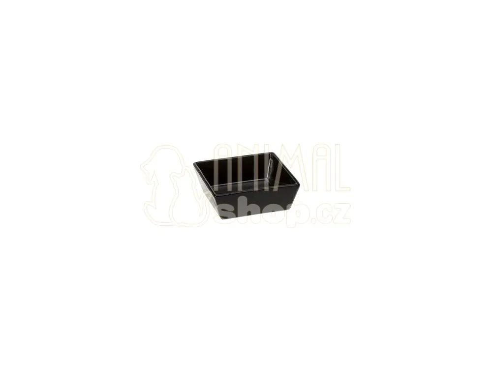 Miska keramická ALTAIR Black 14 čtvercová 0,5l FP Levný
