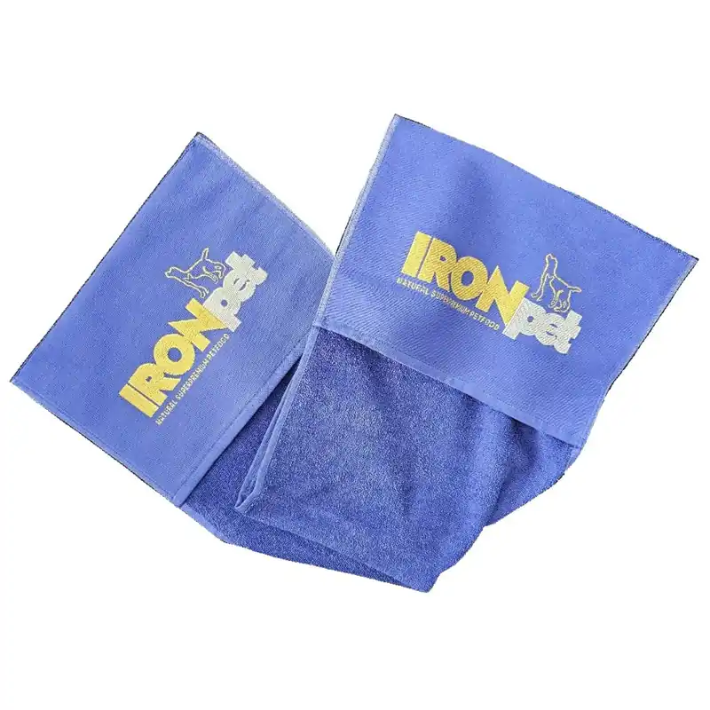 Ručník pro psa modrý IRONpet 30 x 90 cm Značkový