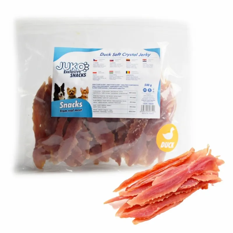 Expresní Doručení Duck Soft Crystal Jerky JUKO Snacks 500 g
