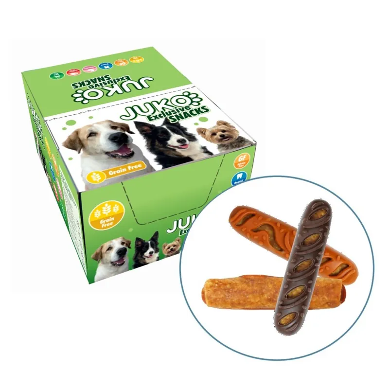 Autentický Bageta plněná masem JUKO Snacks 1,4 kg (cca 32 ks)