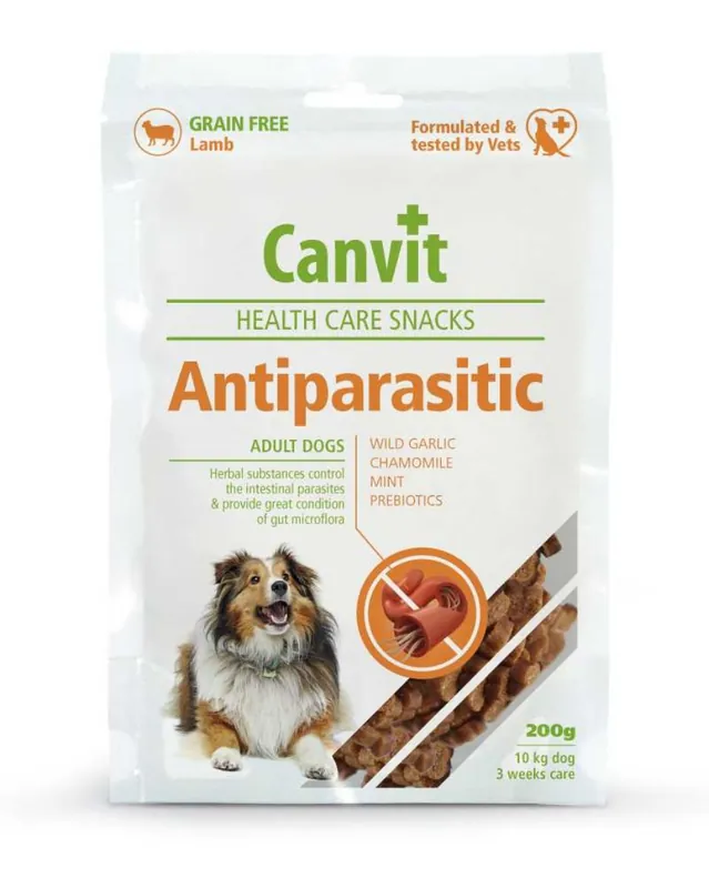 Ihned K Objednání Canvit SNACKS Dog Antiparasitic 200 g