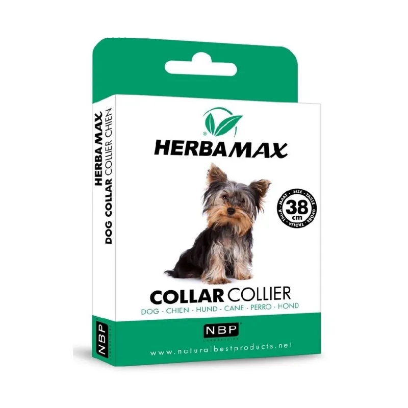 Nízká Cena Herba Max Collar Dog repelentní obojek, pes 38 cm