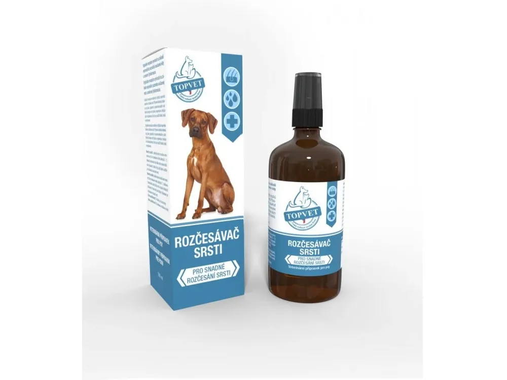 Rozčesávač srsti TOPVET 100ml Super Cena