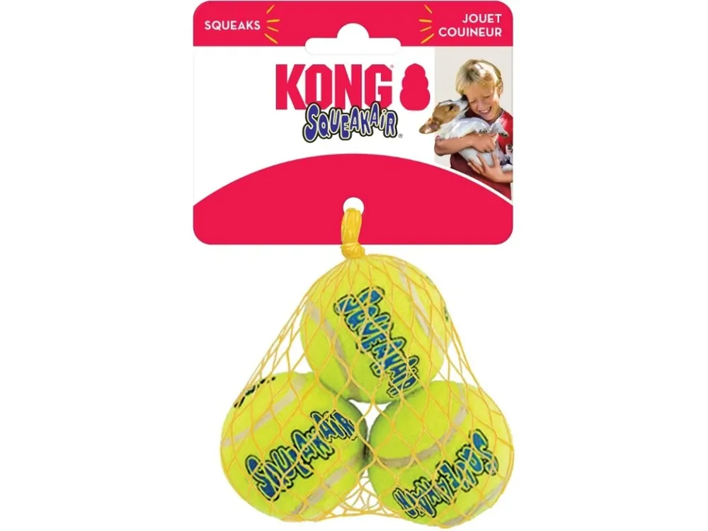 Ověřený KONG Airdog hračka tenisový míč S 3 ks