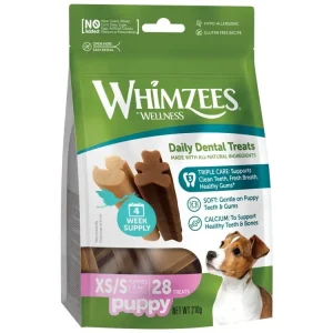 WHIMZEES Puppy dentální pamlsek pro štěňata XS/S (2-9 kg) 28 ks Výhodná Nabídka