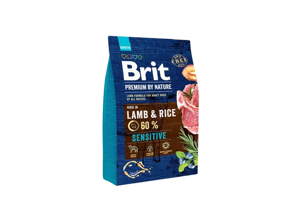 Brit Premium by Nature Sensitive Lamb 3 kg Levný