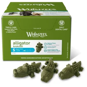 Akční Nabídka WHIMZEES Aligátor dentální pamlsek pro psy S (7-12kg) 150ks