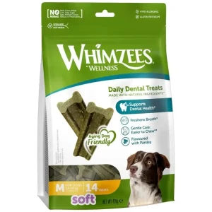 WHIMZEES Soft dentální pamlsek pro psy M (12-18 kg) 14 ks Nakupujte Hned