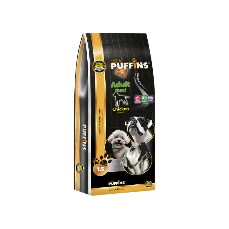Zlevněný Puffins Adult Maxi 15kg