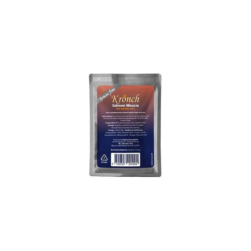 Originální KRONCH LakseMoisse GrainFree pro psy/kočky,losos6x100g