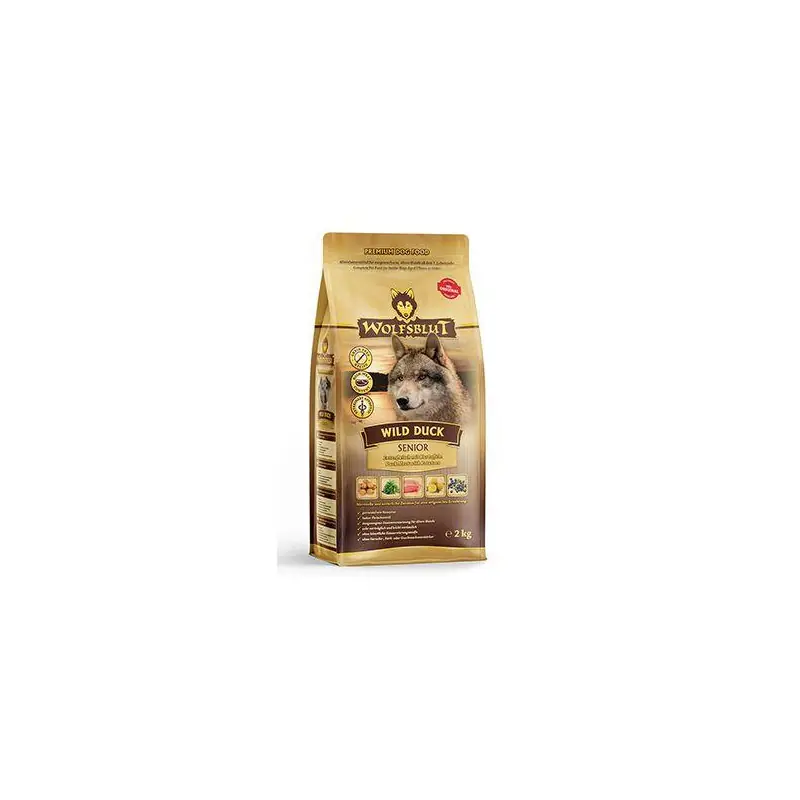 Autentický Wolfsblut Dog Senior Wild Duck 2kg