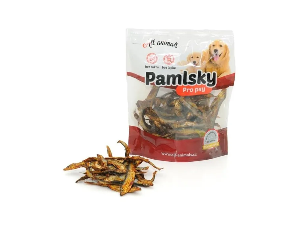 Nízká Cena ALL ANIMALS sušené rybičky 110g