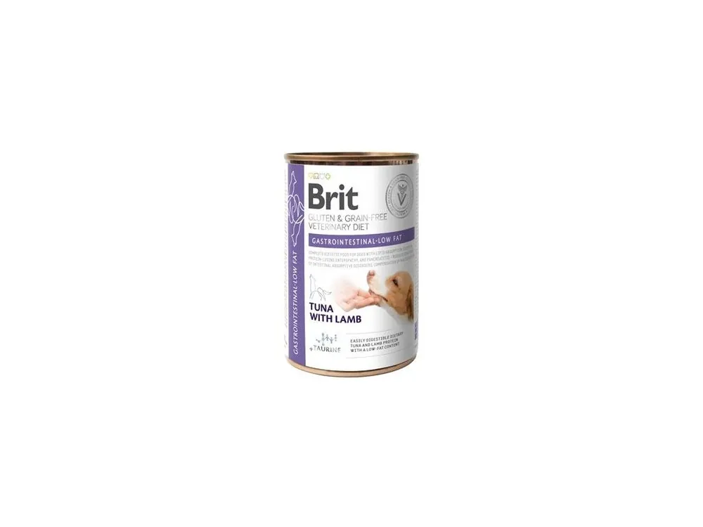 Oblíbený Brit VD Dog GF konz Gastrointestinal Low Fat 400g