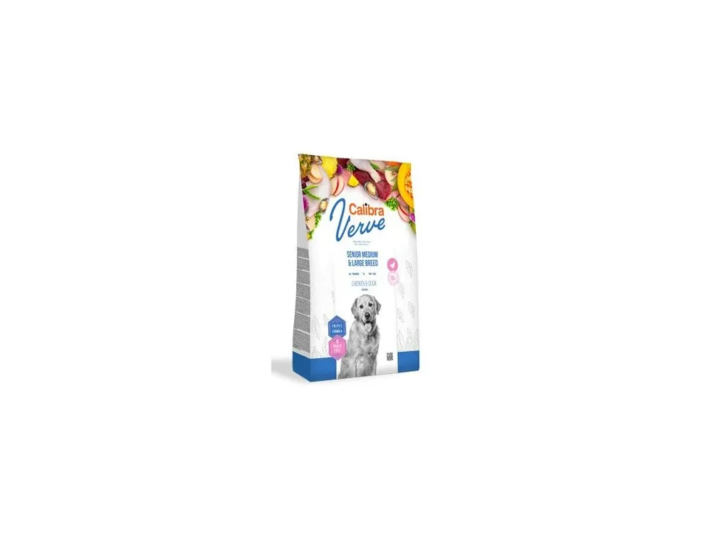 Pouze Dnes Calibra Dog Verve GF Senior M&L Chicken&Duck 12kg