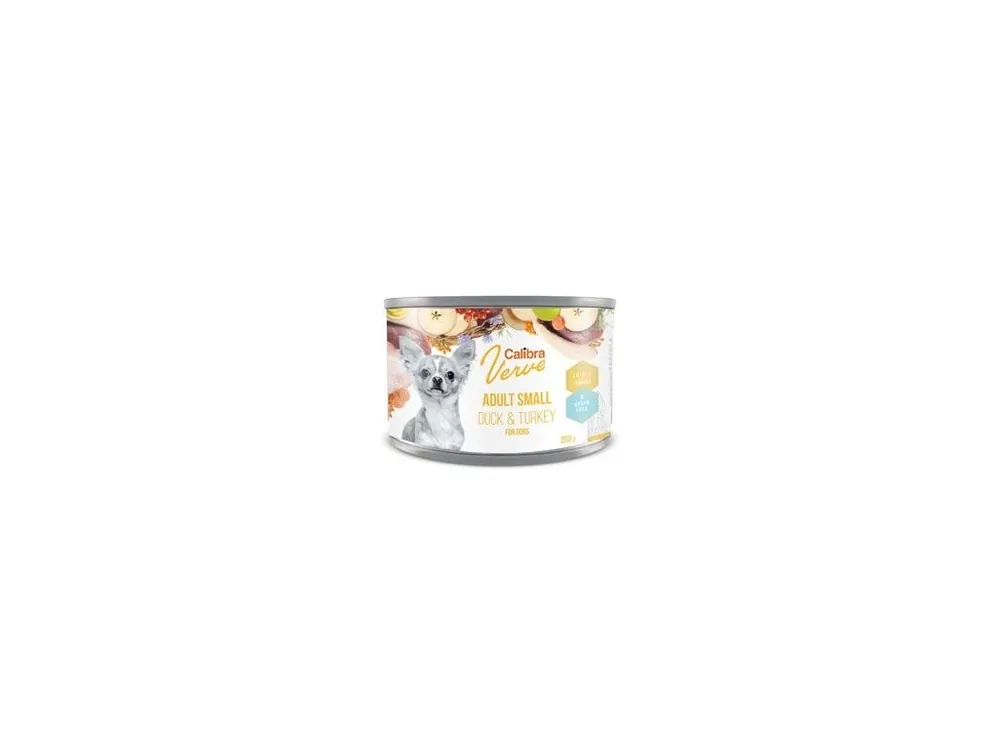 Kup Teď Calibra Dog Verve konz.GF Adult Small Duck&Turkey 200g