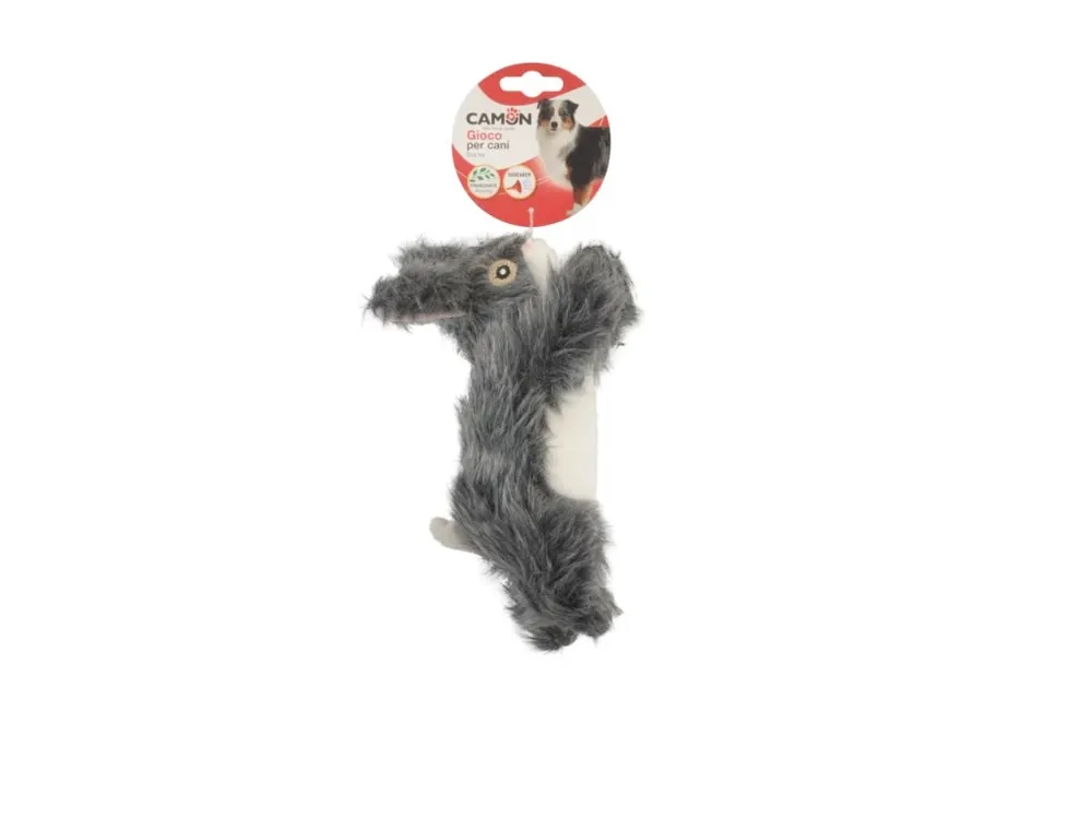 Cenový Hit CAMON HRAČKA VEVERKA PÍSKACÍ + ŠUSTĚNÍ 20 cm