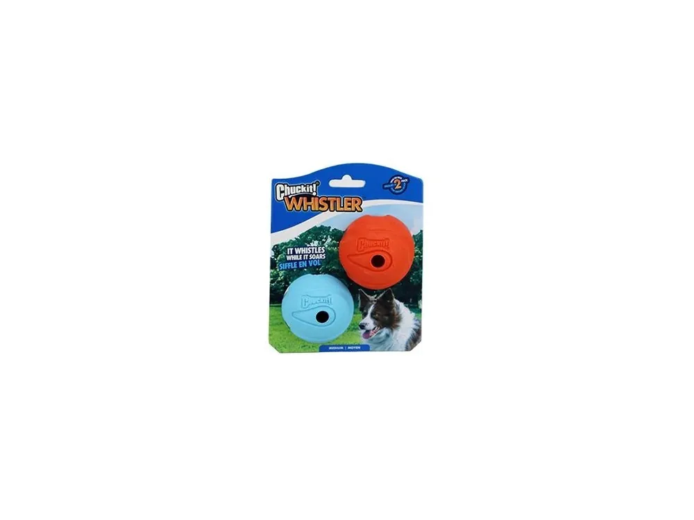 Hračka pro psy Chuckit The Whistler M, 6 cm/2ks Nejprodávanější