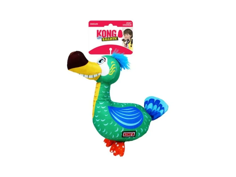 Kup Teď Hračka textil KONG Ballistic Vibez Birds M/L mix
