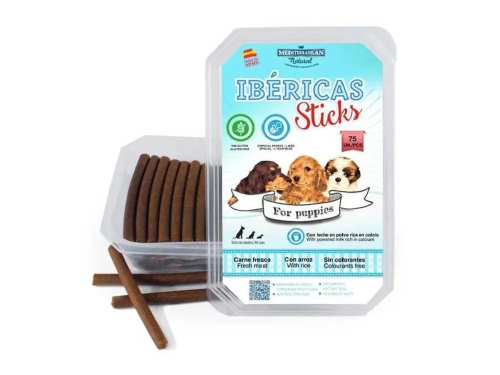 Autentický Ibéricas Dog tyčinky pro štěňata 800 g (cca 75 ks)