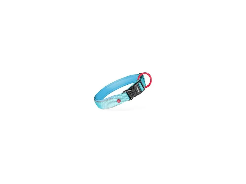 Rychlé Dodání Obojek pes PREMIUM nylon 15mm/30-35cm tyrkysová Zolux