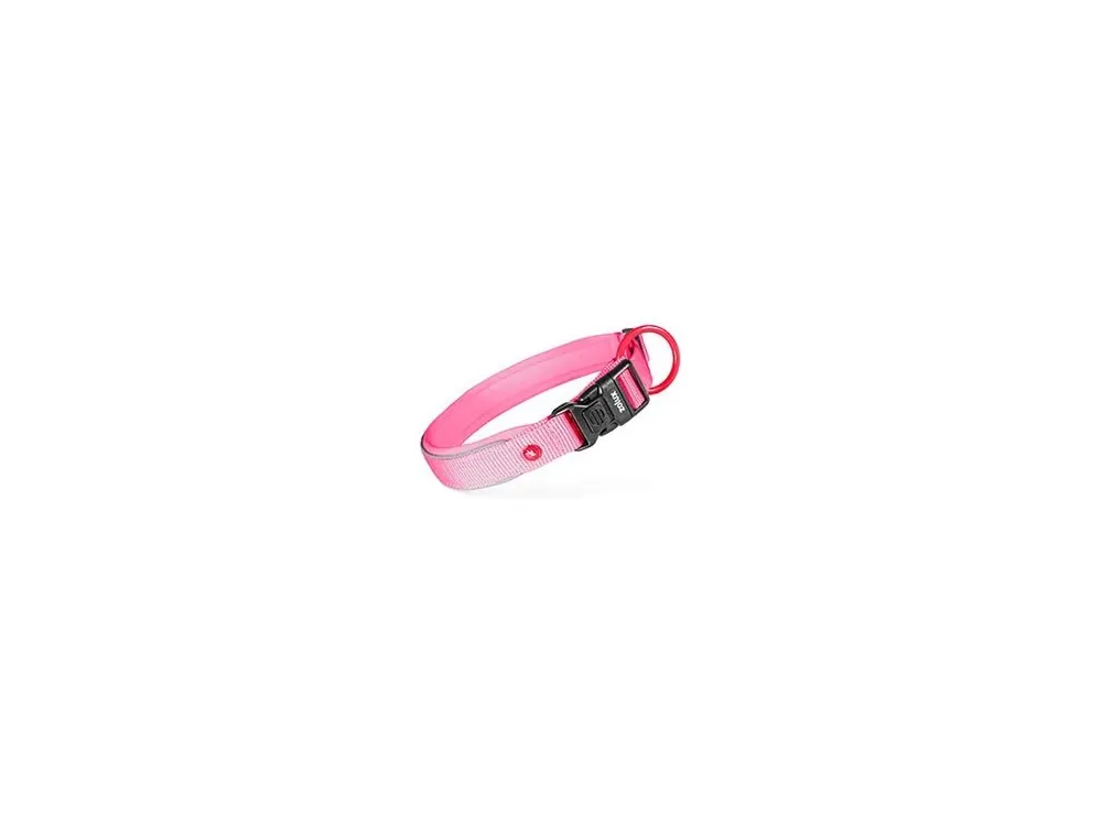 Nakupujte Hned Obojek pes PREMIUM nylon 20mm/35-40cm fuchsiová Zolux