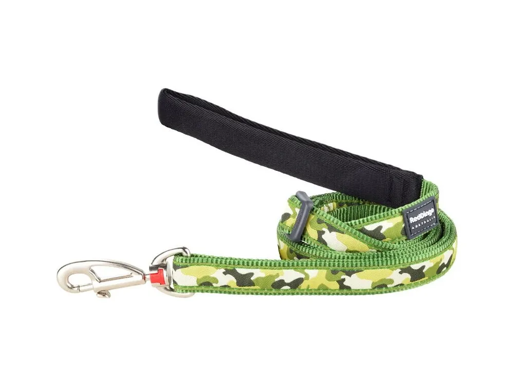 Akční Nabídka Red Dingo vodítko – Camouflage Green – 12 mm x 1,8 m