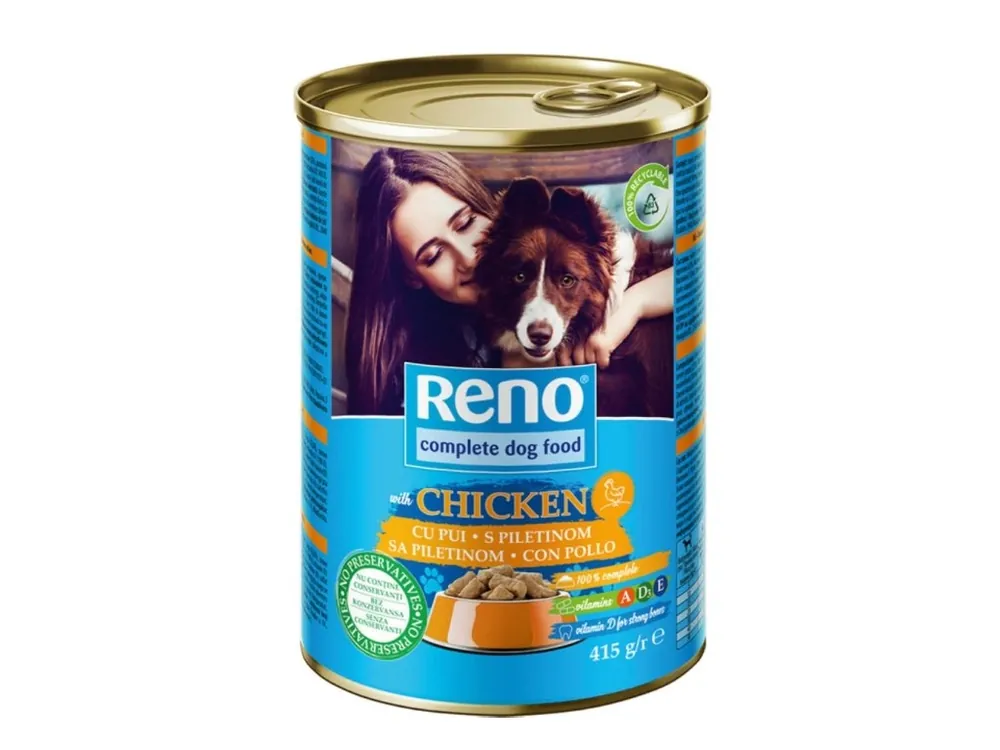 RENO Dog kuřecí, kousky 415 g Horká Nabídka