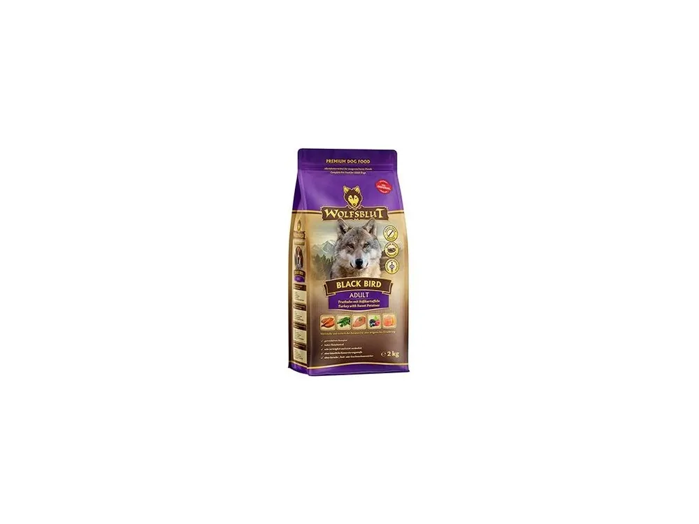 Wolfsblut Dog Adult Black Bird 2kg Pouze Dnes