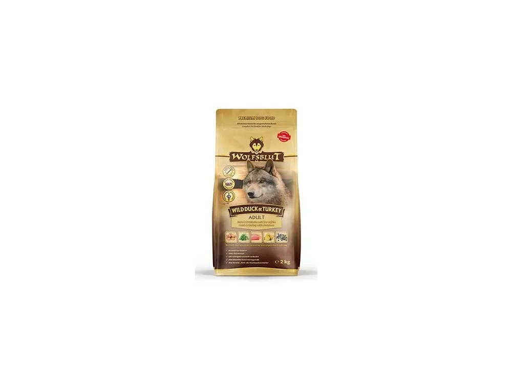Kup Teď Wolfsblut Dog Adult Wild Duck&Turkey 2kg