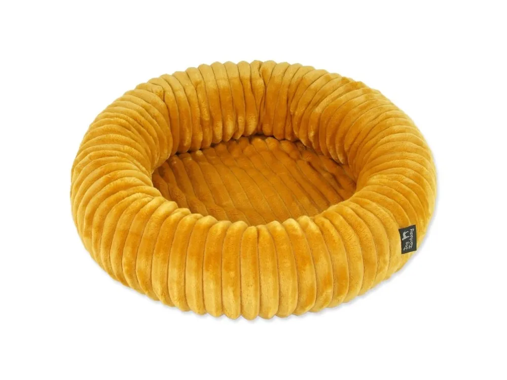 Pelech Dog Fantasy Stripe kulatý hořčicový 50cm Nejlepší Volba