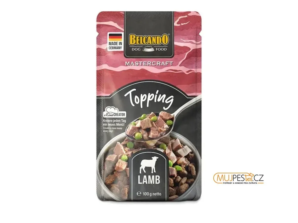 Belcando MasterCraft Topping Lamb - Jehněčí s hráškem Cenový Hit