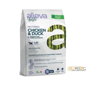 Levný ALLEVA HOLISTIC Cat Dry Adult Neutered 1,5kg
