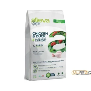 ALLEVA HOLISTIC Dog Dry Puppy/Junior Chicken Mini 2kg Nová Kolekce