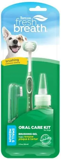 Finální Výprodej BALENÍ 12 ks - Oral Kit Small/Medium - gel s kartáčky - pro psy - 59 ml