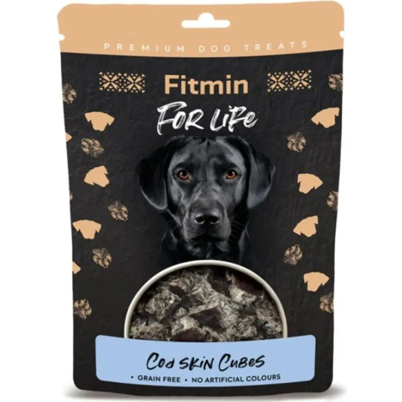 Fitmin Dog For Life cod skin cubes 100g Pamlsky pro psy Levný