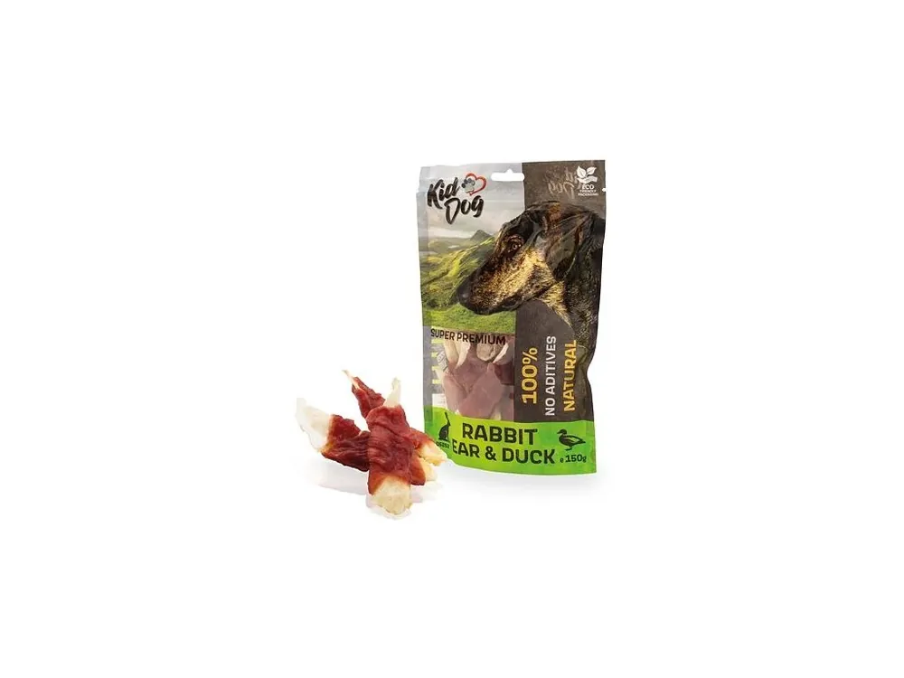 Top Prodej KIDDOG SUPER PREMIUM 100% kachní prsa na králičím uchu 150 g