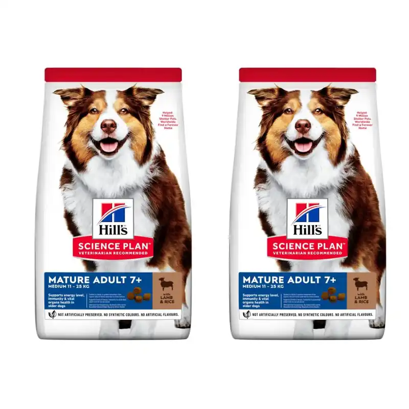 Ověřený HILL‘S Science Plan Canine Mature Adult Lamb&Rice 2 x 14 kg