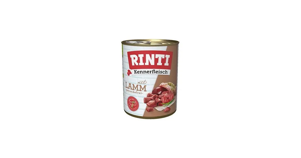 Rinti Dog Kennerfleisch konzerva jehně 800g Cenový Hit
