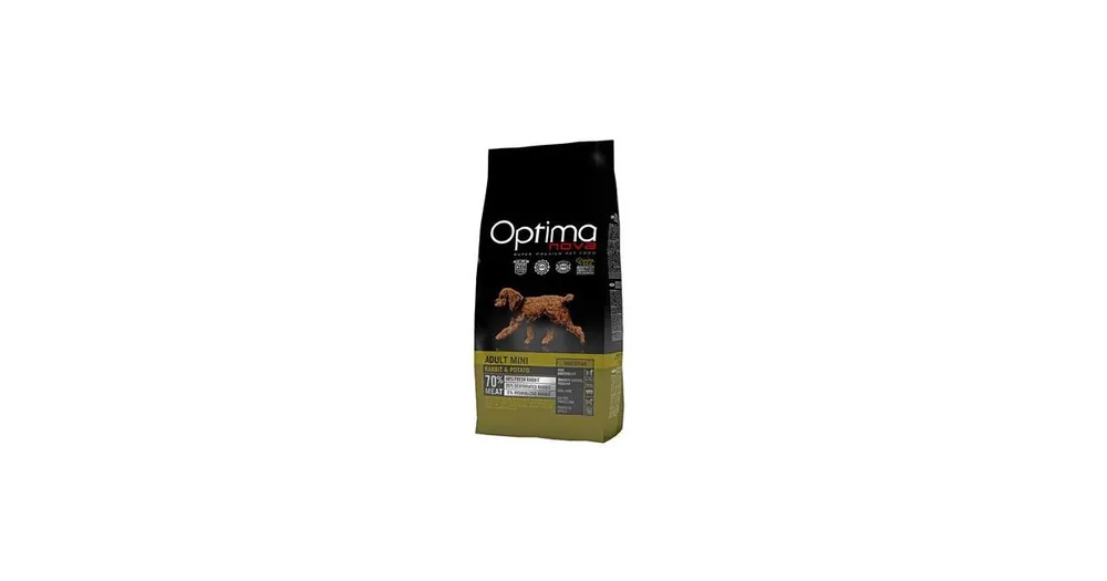 Optima Nova Dog GF Adult Mini Digestive Rabbit&Pot.2kg Autentický
